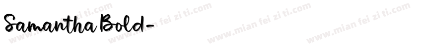 Samantha Bold字体转换